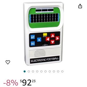 Electronic football game